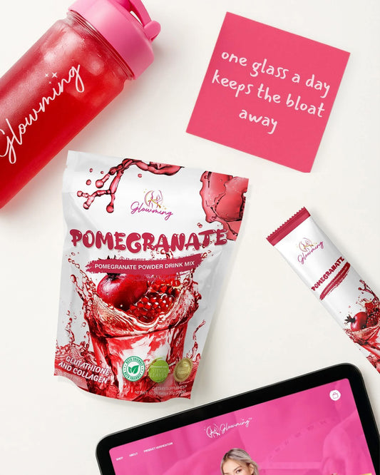 GLOWMING Pomegranate Glutathione and Collagen Drink | by CC