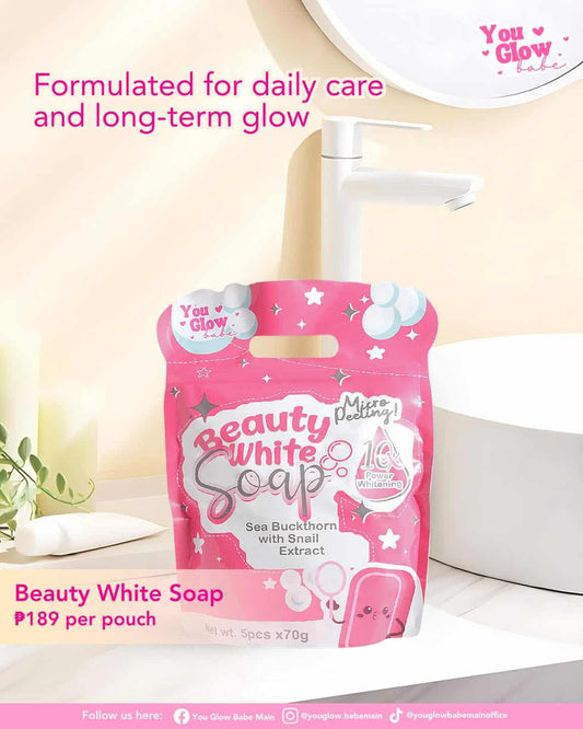 You Glow Babe Beauty White Soap 5 Bars X 70g